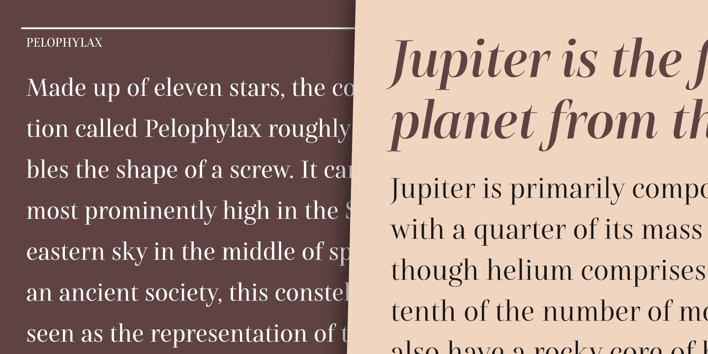 Example font Soprani Extended #6